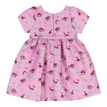 Younger Girls Pink Floral Dress