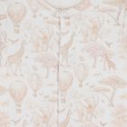 White & Beige Africa Babygrow Gift Set, 1, hi-res