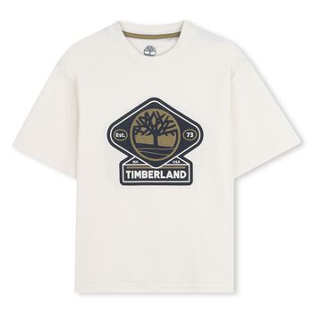 Boys Ivory Logo T-Shirt