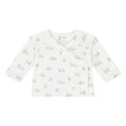 Baby Boys Ivory & Blue Bear Babysuit & Hat Gift Set, 3, hi-res