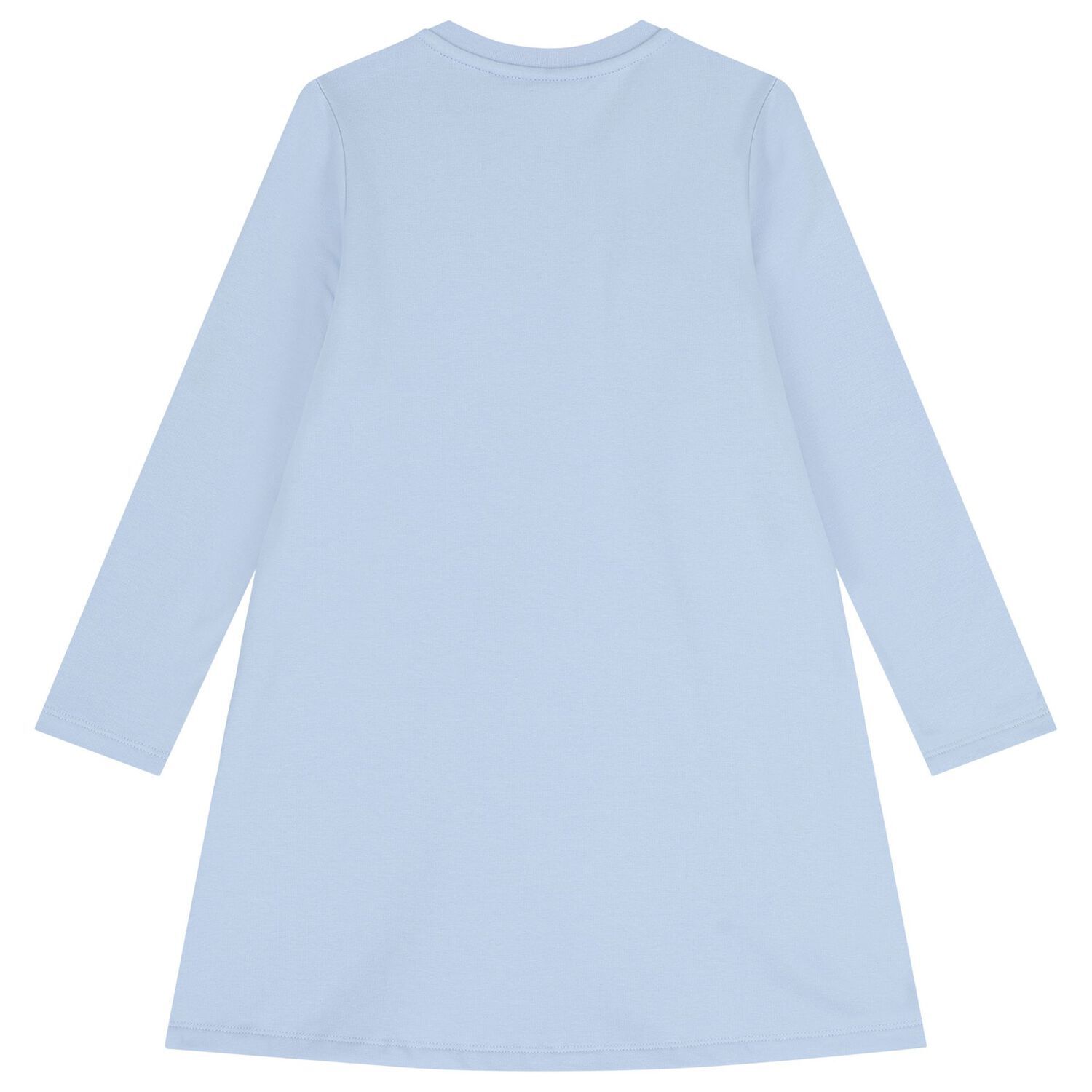 Girls Blue Swirl Dress, 1, hi-res