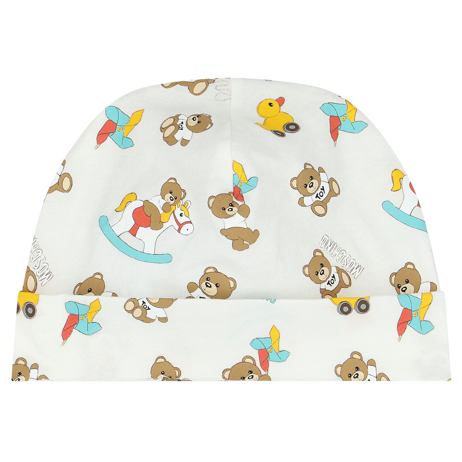 طقم هدية أفرول بشعار تيدى باللون العاجى, 1, hi-res