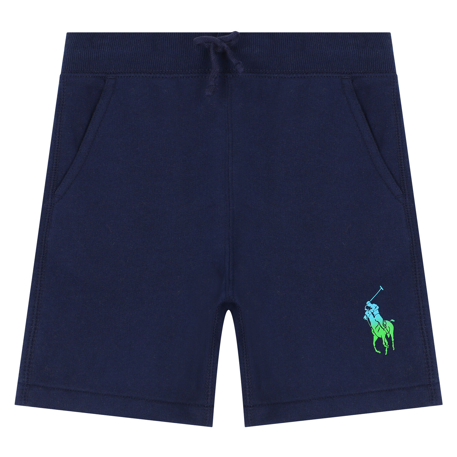 Boys Navy Logo Shorts, 2, hi-res image number null