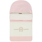 Pink, Ivory & Gold Logo Baby Nest, 3, hi-res