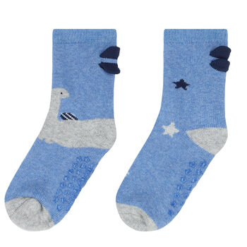 Baby Boys Blue Socks