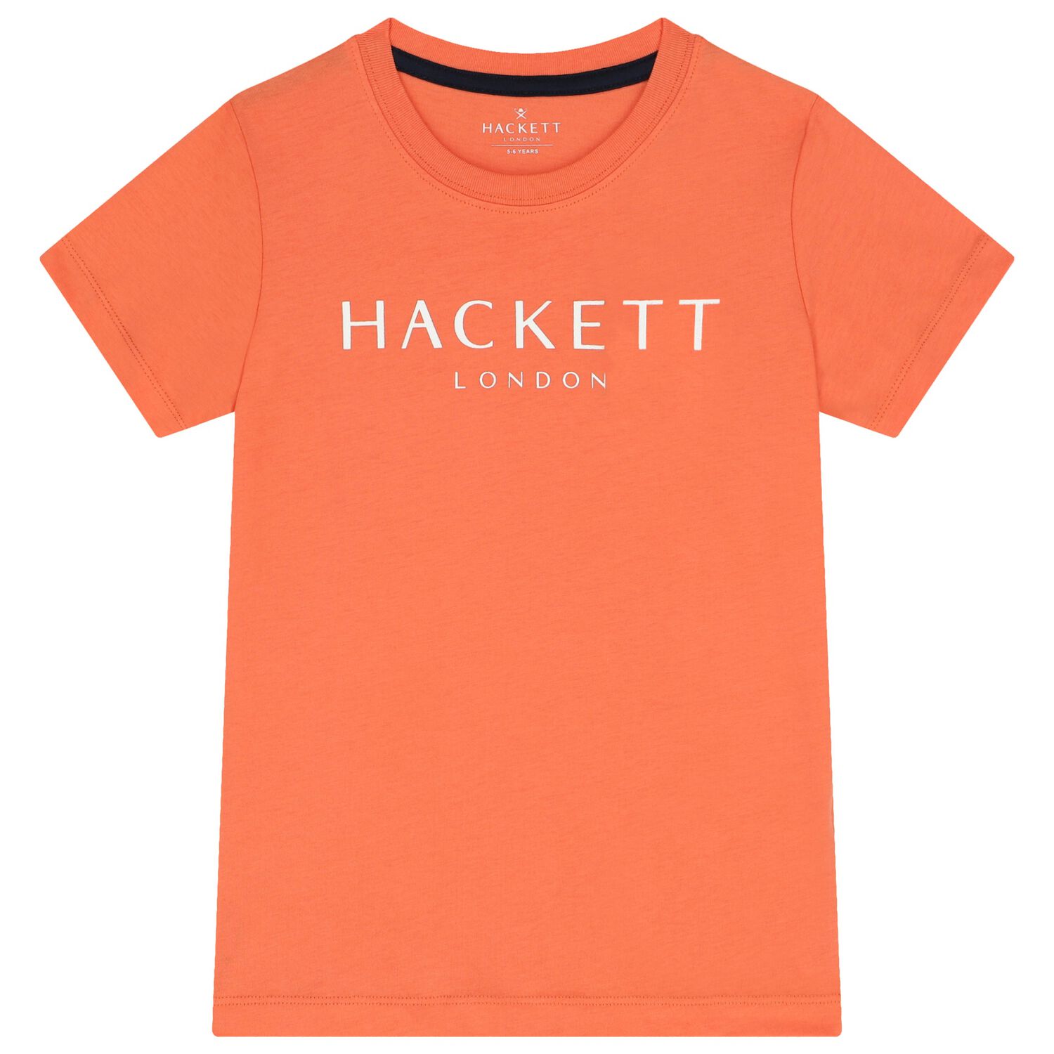 Boys Orange Logo T-Shirt, 6, hi-res