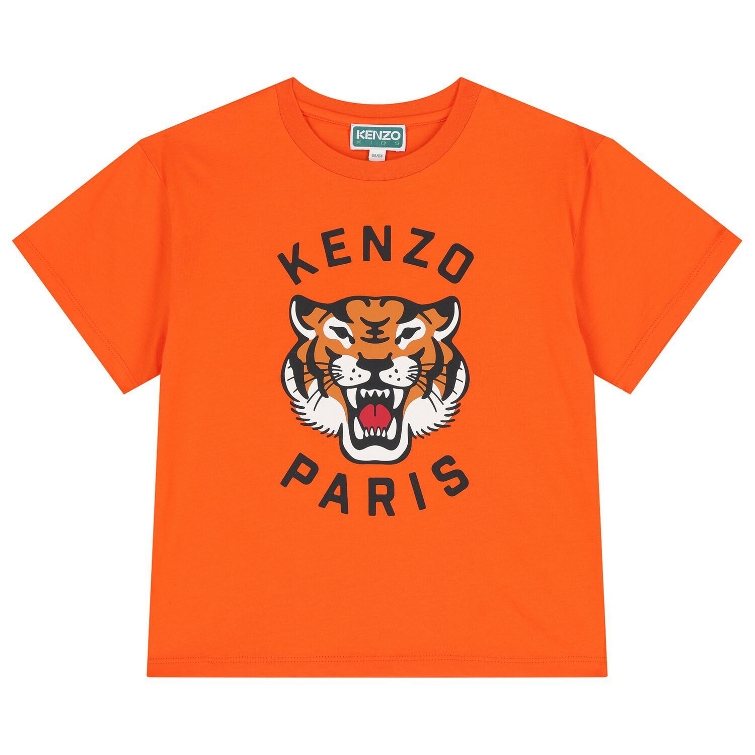 Orange Tiger Logo T-Shirt, 2, hi-res