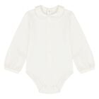 Baby Girls Beige & Ivory Tulle Skirt Set, 2, hi-res