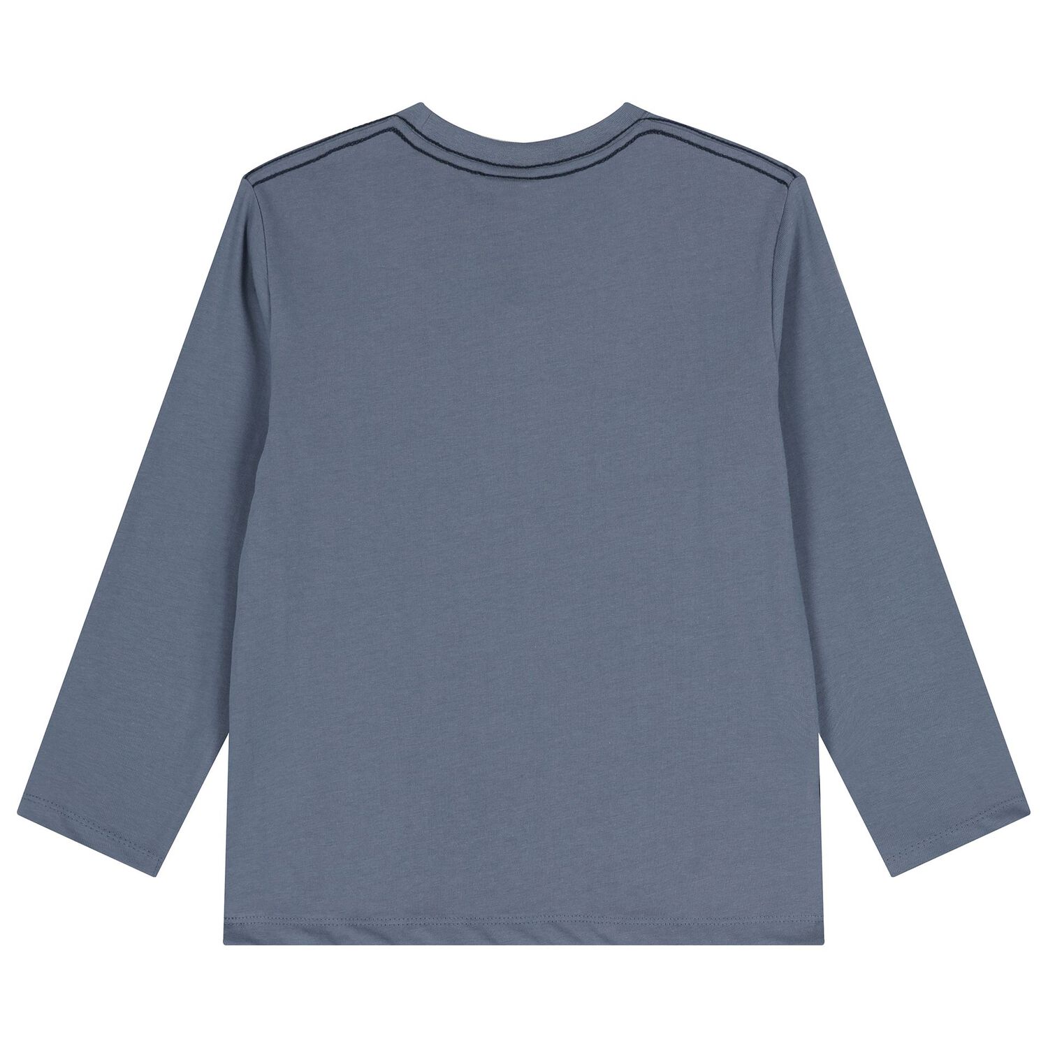 Boys Blue Bear Long Sleeeve Top, 1, hi-res