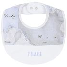 Baby Boys White & Blue Geo Map Babygrow Gift Set, 2, hi-res