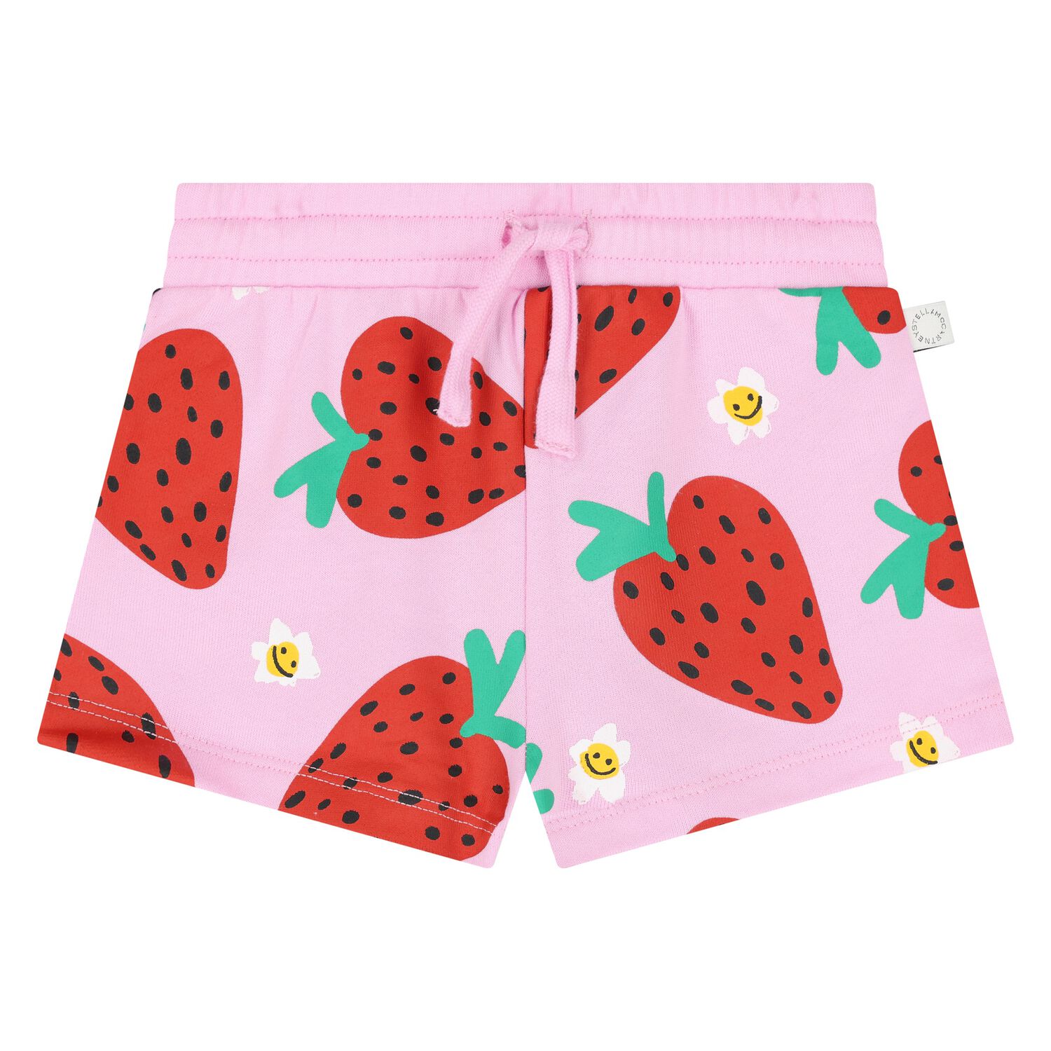 Younger Girls Pink Strawberry Shorts, 1, hi-res image number null