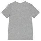 Boys Grey Logo T-Shirt, 1, hi-res