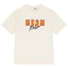 Boys Ivory Logo T-Shirt, 1, hi-res