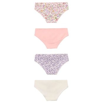 Girls Multi-Coloured Knickers (4-Pack)