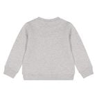 Younger Boys Grey Robot Logo Sweatshirt, 1, hi-res