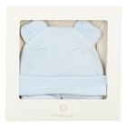 Baby Boys Blue Hat & Mitten Set, 1, hi-res