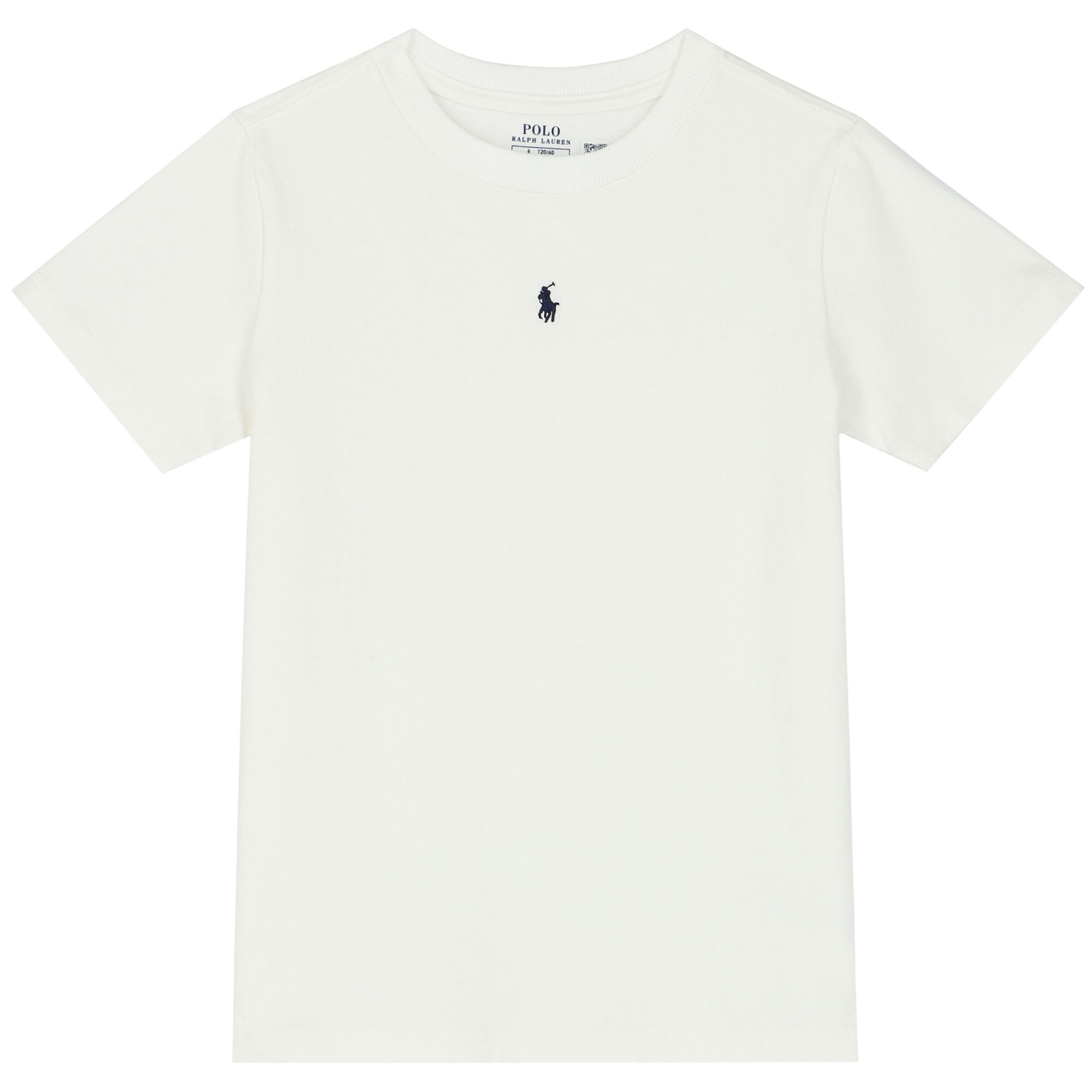 Ralph Lauren Boys White Logo T Shirt Junior Couture