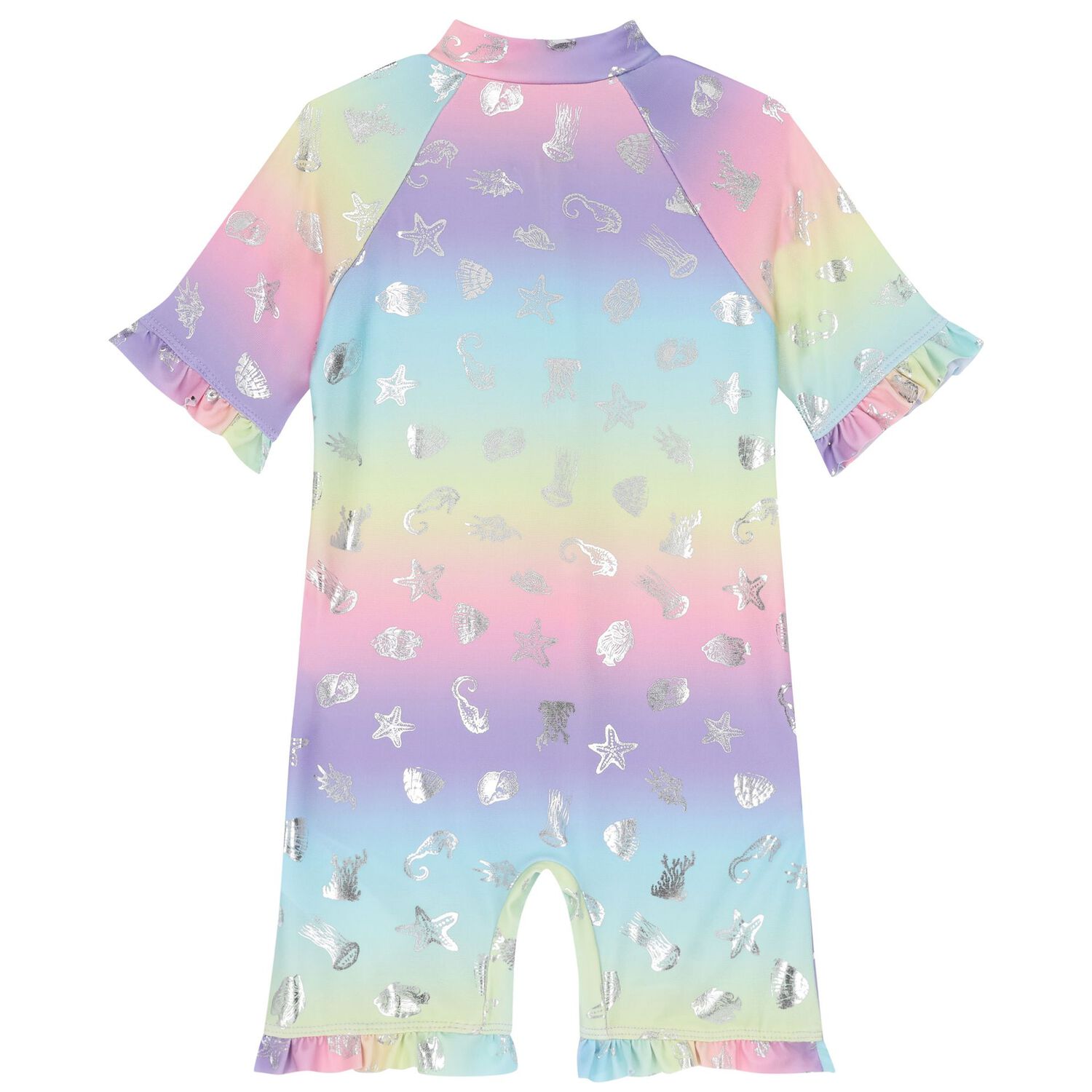 Younger Girls Purple Sun Suit, 1, hi-res image number null