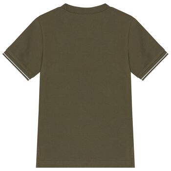 Boys Green Logo T-Shirt