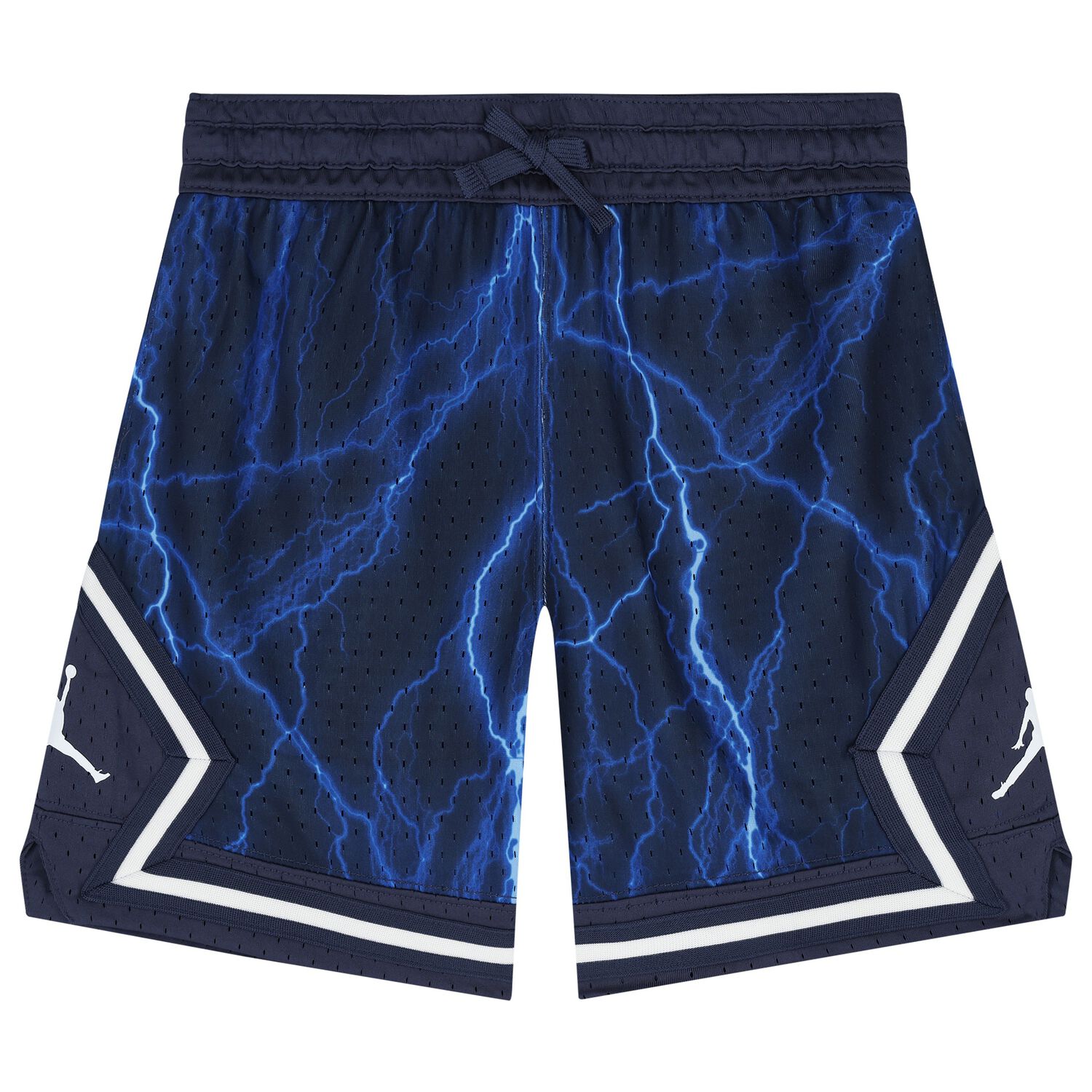 Boys Blue Jordan Logo Shorts, 2, hi-res