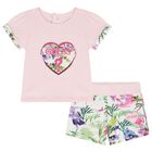 Baby Girls Botanical Print Shorts Set, 1, hi-res