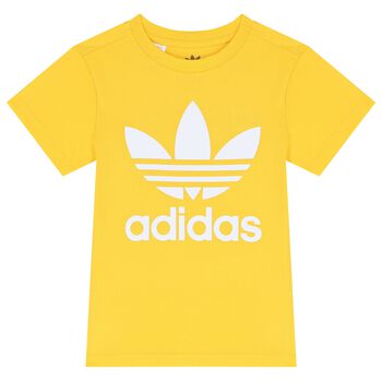 Yellow Trefoil Logo T-Shirt