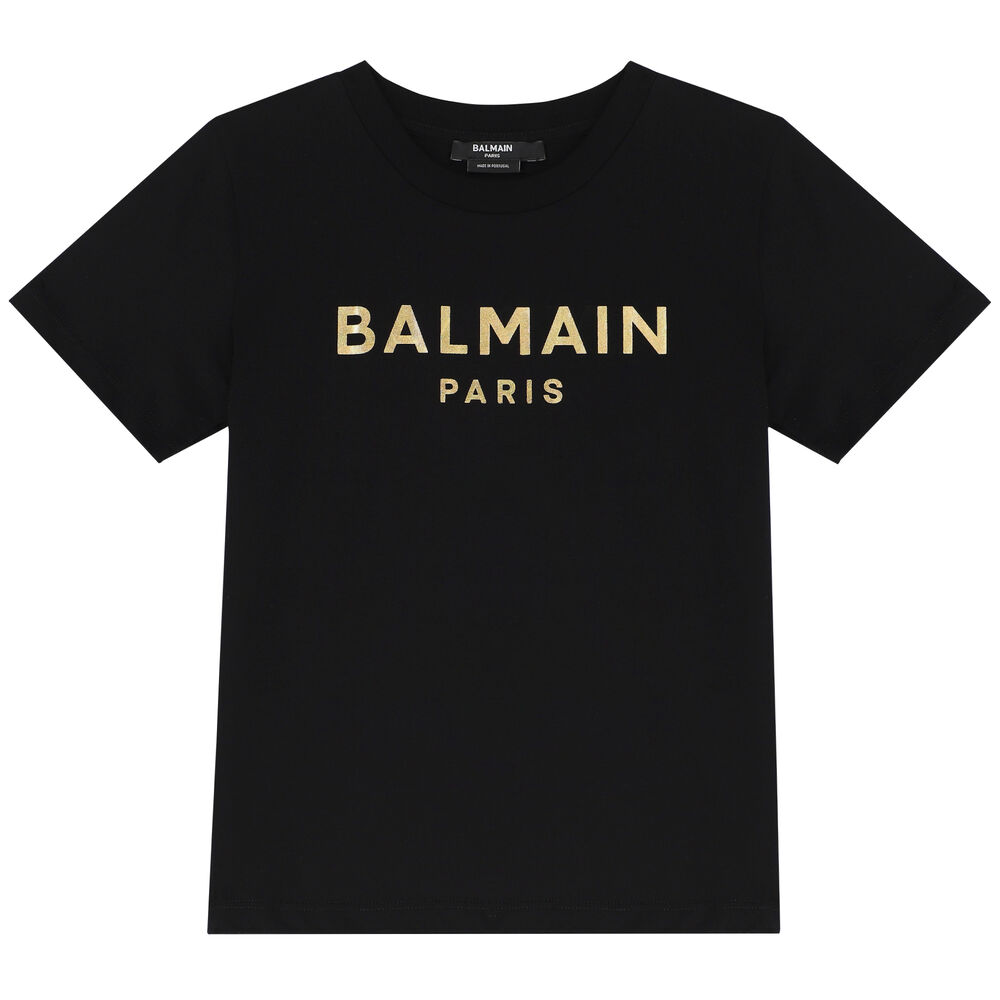 Balmain Black & Logo | Junior Couture USA