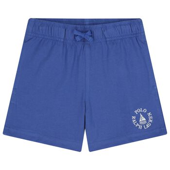 Boys Blue Logo Shorts