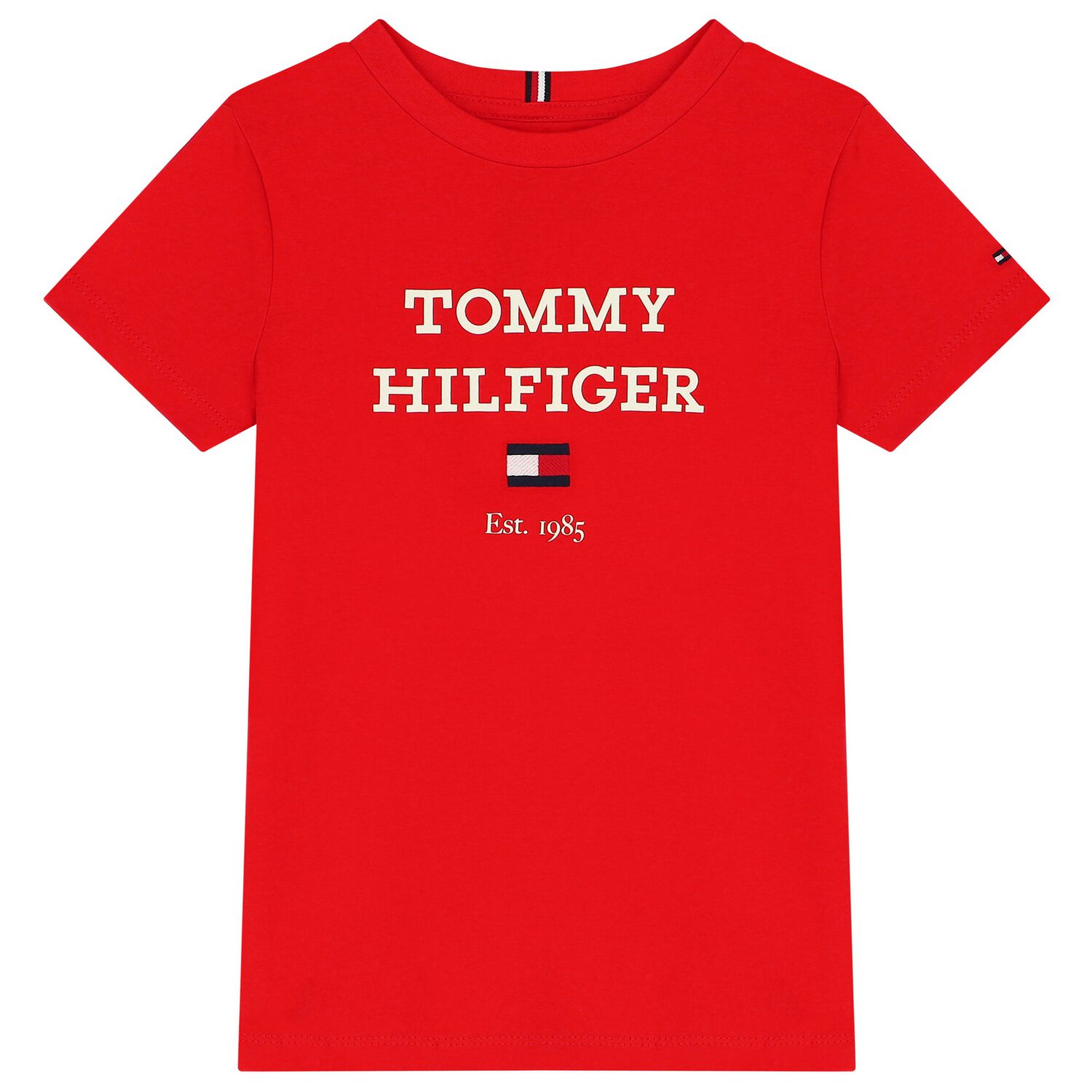 Boys Red  Logo T-Shirt, 3, hi-res image number null