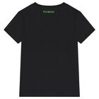 Boys Black & Green Logo Shorts Set, 2, hi-res