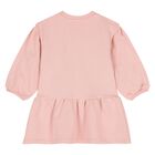 Younger Girls Pink Tiger Logo Dress, 1, hi-res