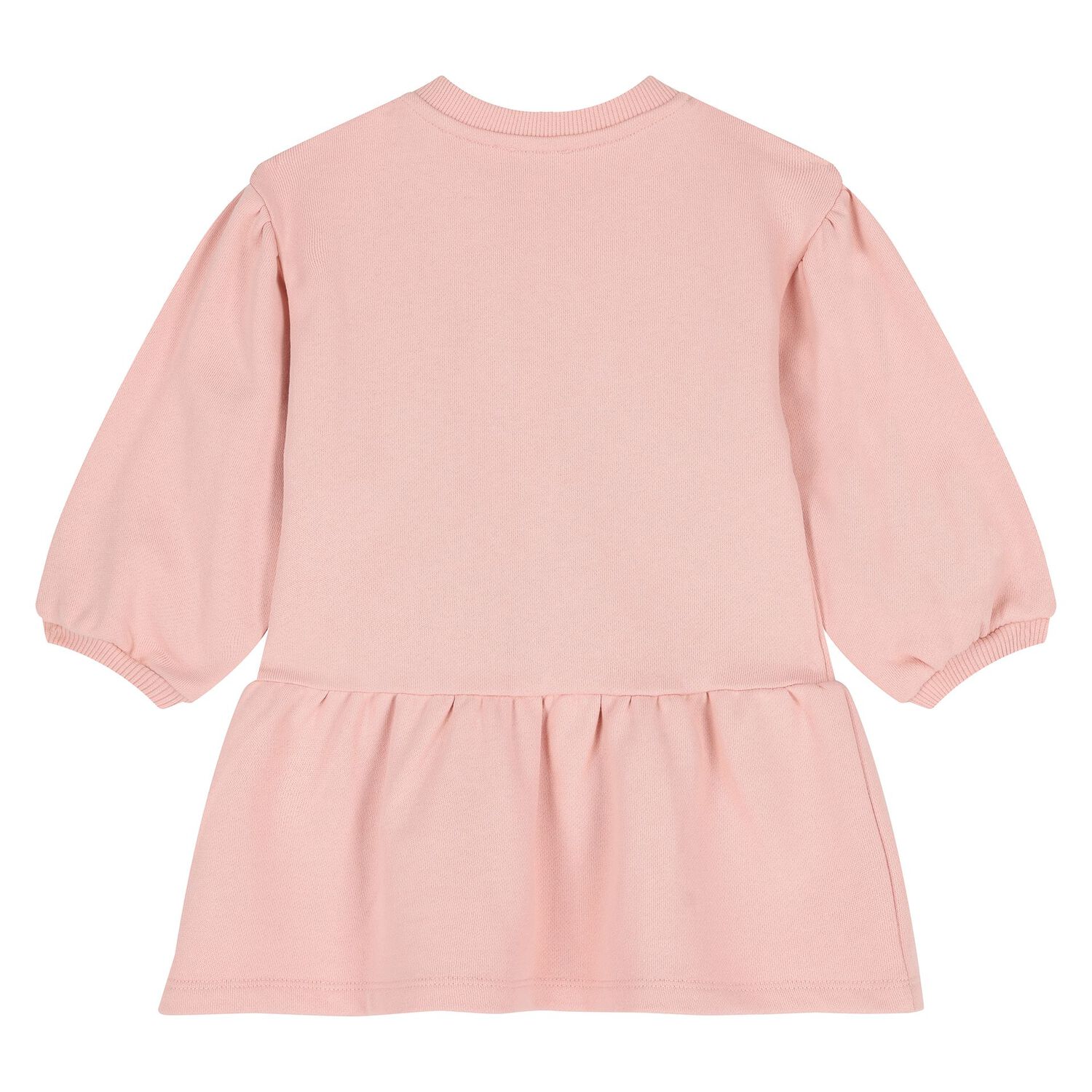 Younger Girls Pink Tiger Logo Dress, 1, hi-res