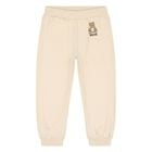 Younger Beige Teddy Bear Logo Tracksuit, 2, hi-res