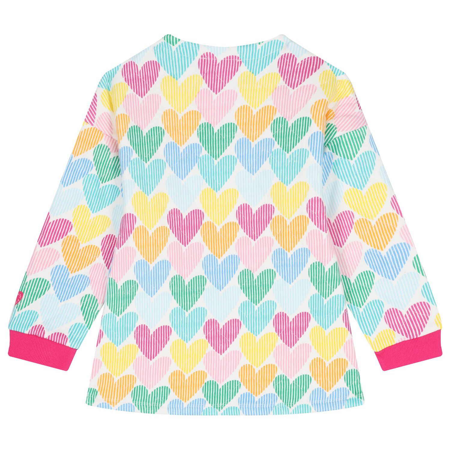 Girls Multi-Coloured Heart Leggings Set, 1, hi-res
