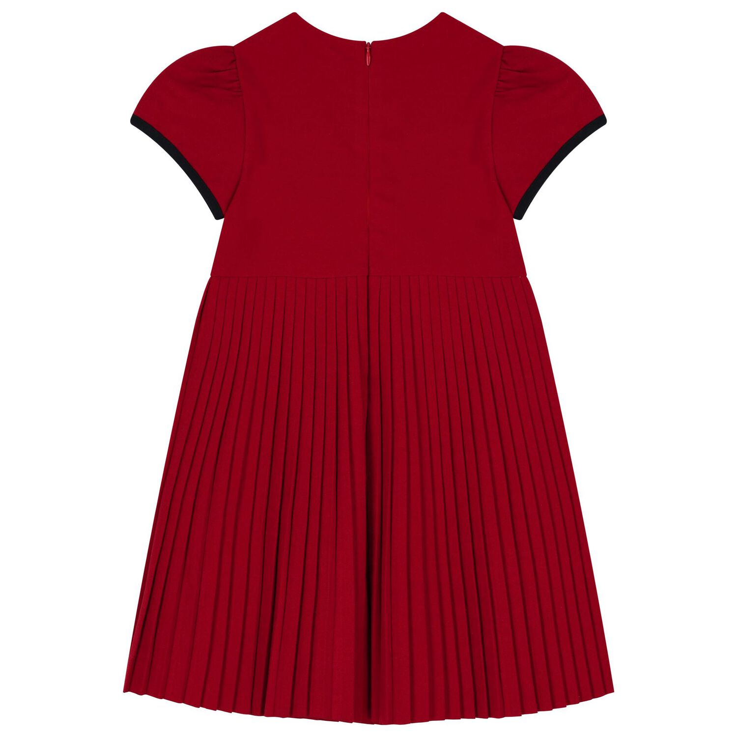 Girls Red Pleated Dress, 2, hi-res image number null