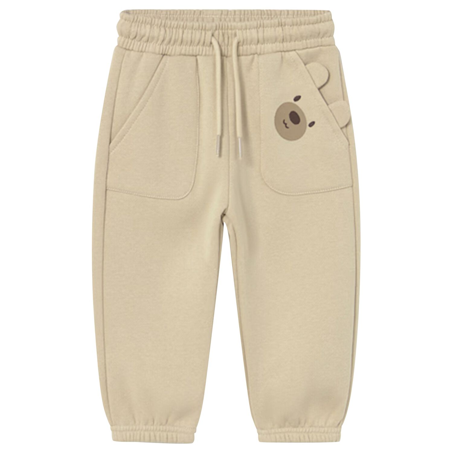 Younger Boys Beige Joggers, 2, hi-res image number null