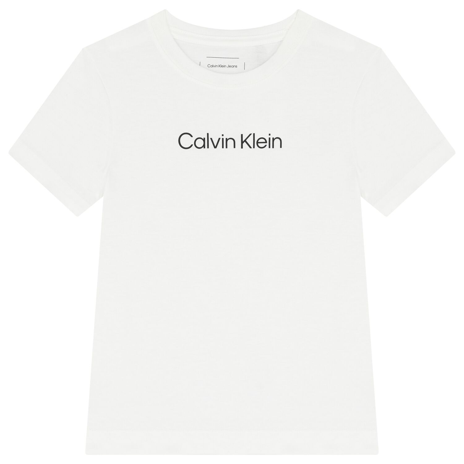 Boys White Logo T-Shirt, 4, hi-res