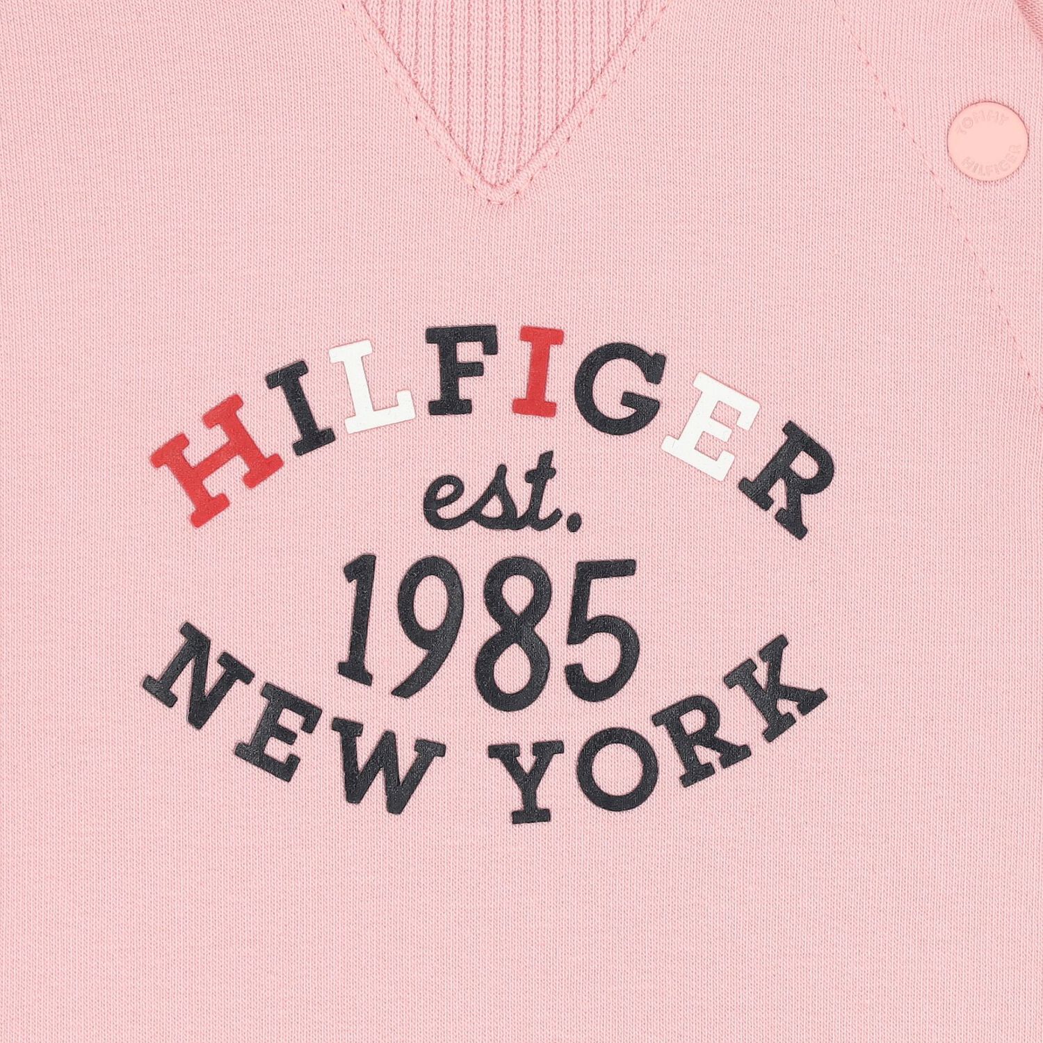 Baby Girls Pink Logo Romper, 2, hi-res image number null