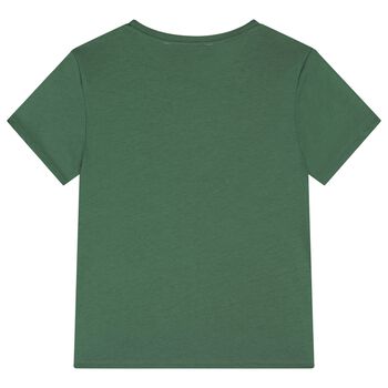 Boys Green Logo T-Shirt