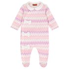 Baby Girls Pink Zigzag Babygrow Gift Set, 1, hi-res
