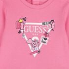 Baby Girls Pink Logo Dress Set, 3, hi-res