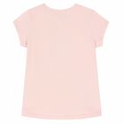 Girls Pink Teddy Bear T-Shirt, 2, hi-res