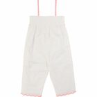 Girls White Jumpsuit, 1, hi-res
