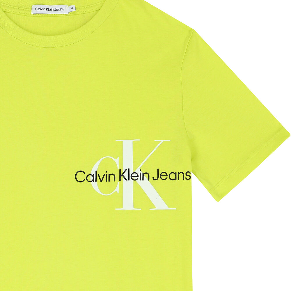 Calvin Klein Neon Green Logo T-Shirt | Couture