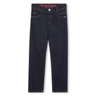 Boys Navy Blue Denim Jeans, 1, hi-res