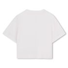 Girls Mini Me White Logo T-Shirt, 1, hi-res