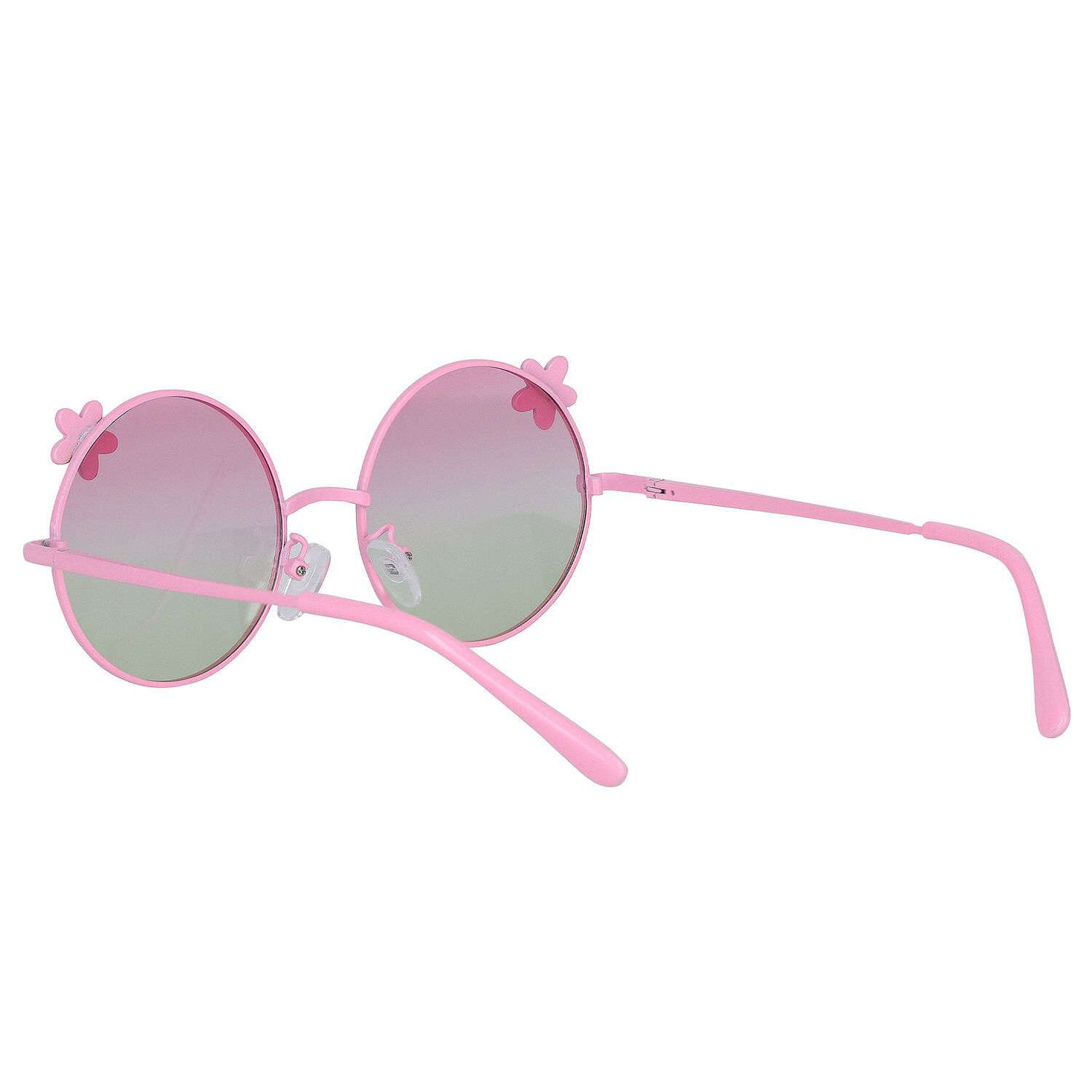 Girls Pink Flower Sunglasses, 1, hi-res