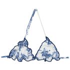 بيكيني للبنات بنقشة نخيل باللون الأزرق والأبيض, 1, hi-res