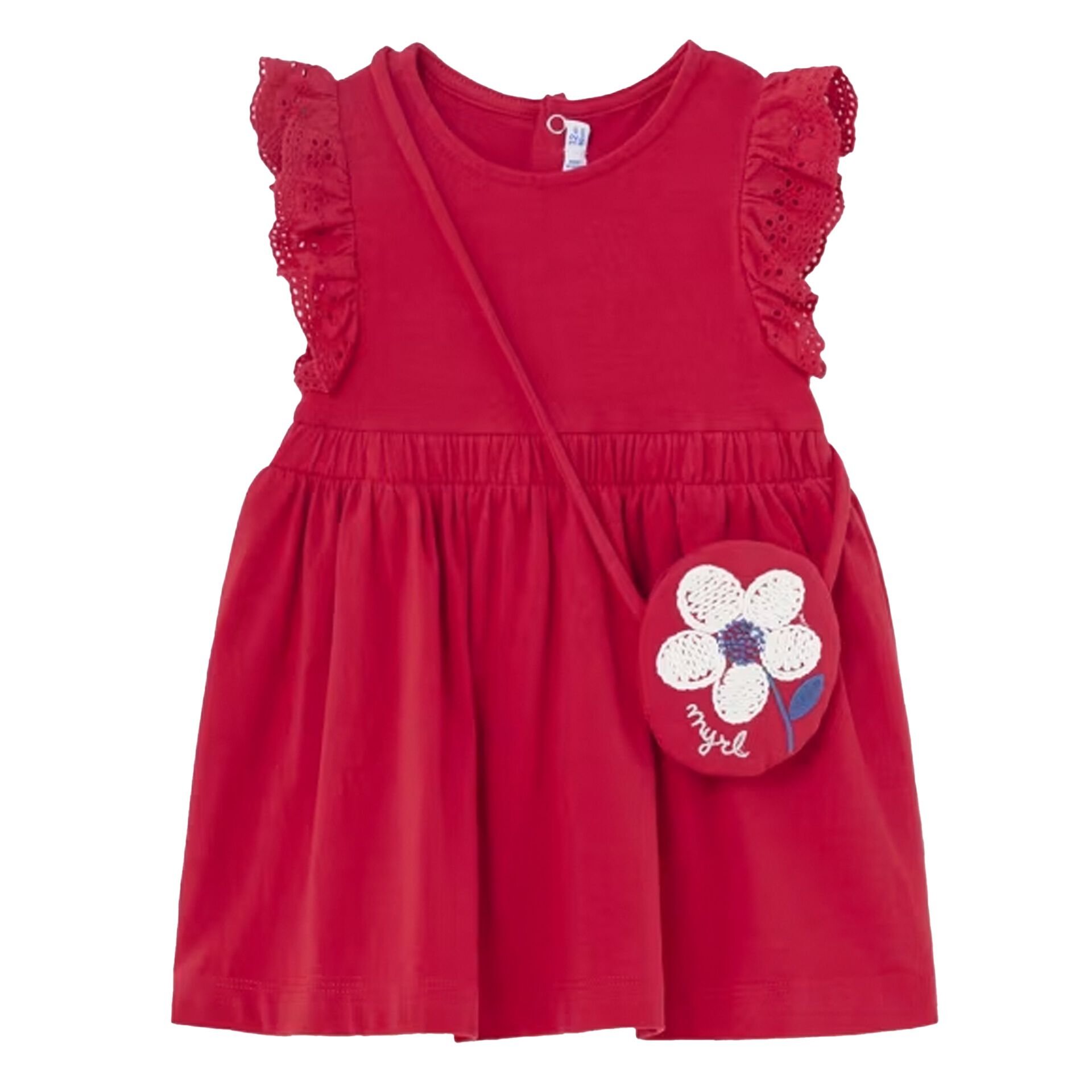 Mayoral red dress 2025