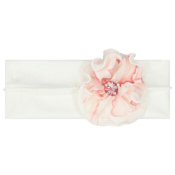 Baby Girls Ivory Flower Headband